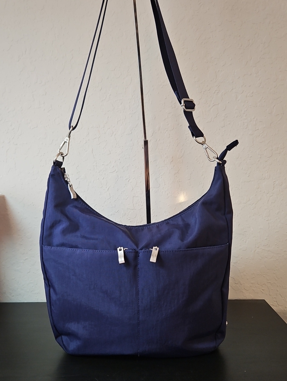 Baggallini Bowery Half Moon Large Hobo In French Navy